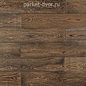Паркетная доска Amber Wood Классика Дуб Коттедж Браш