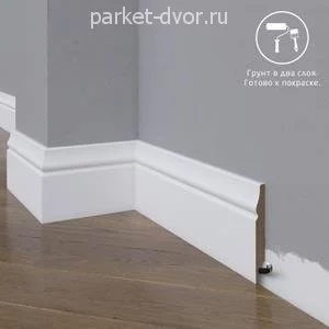 Плинтус Madest Decor 04-083-10 Под покраску 10х83 мм (пог. м)