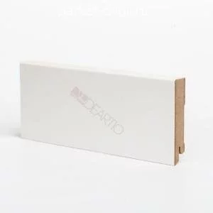 Плинтус Deartio Universal U106-80 Белый 16х80х2050 мм (пог. м)