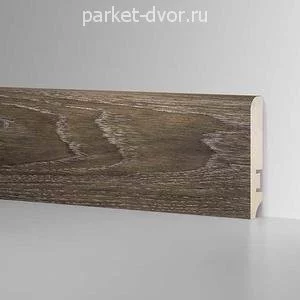 Плинтус Hannahholz Aktuel Design №24 Дуб Серый 16х81 мм (пог. м)
