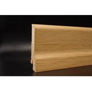 Плинтус деревянный Pedross Дуб без покрытия 20x80х2500 мм (пог. м)